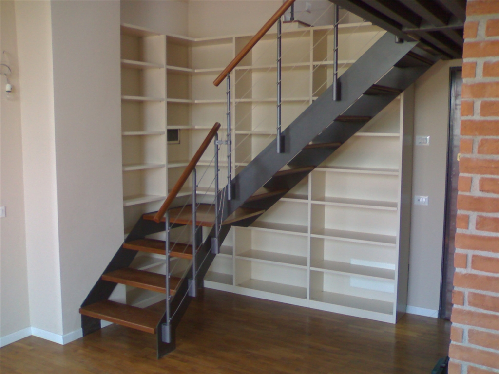 Scaletta in legno per libreria: librerie con scala integrata tutti ...